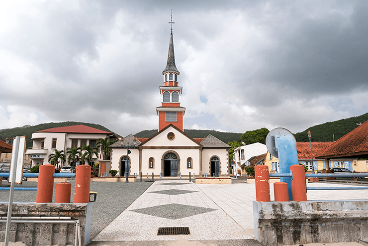 A village church at Anse d'Arlet.
