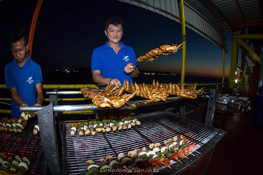 BBQ nights are a guest favorite on the SeaVenture.