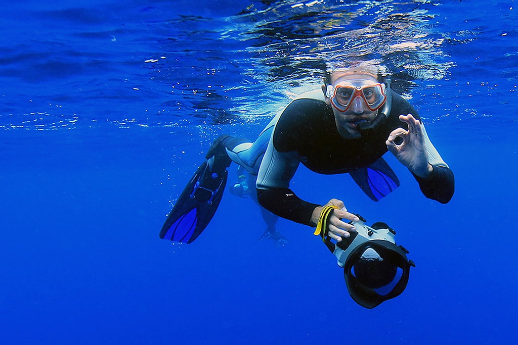 Clear waters make for spectacular photography opportunities.