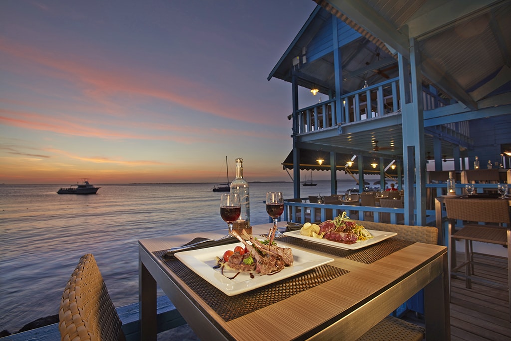 After a day on the reefs, divers can treat themselves to a premier meal at Chibi Chibi waterfront restaurant.