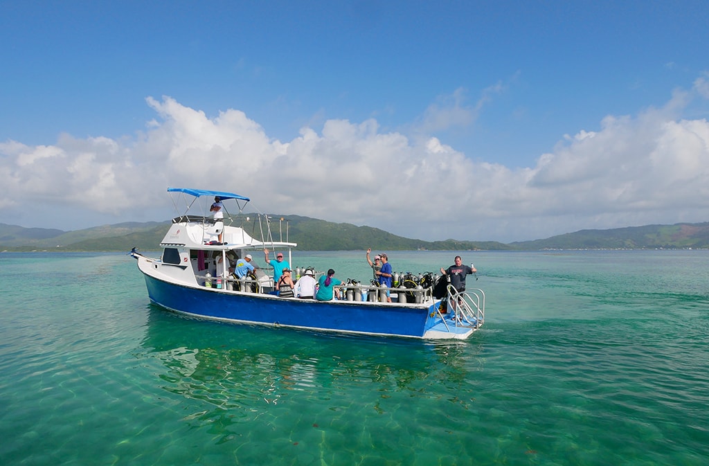 The resort's dive boats visit more than 50 dives around the island of Guanaja.