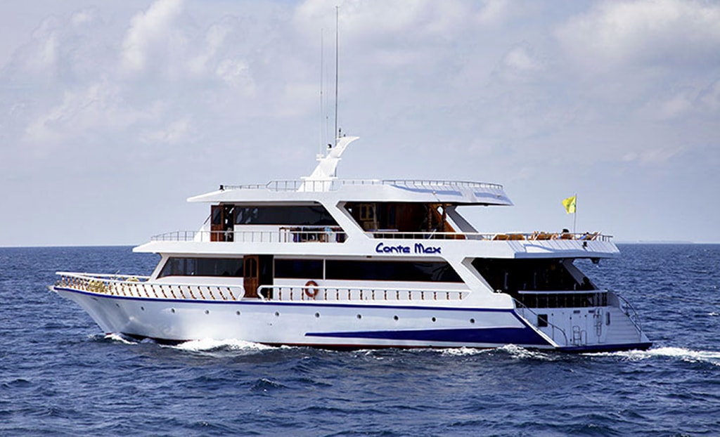 The Conte Max introduced the concept of onboard spa indulgences to the Maldives. 