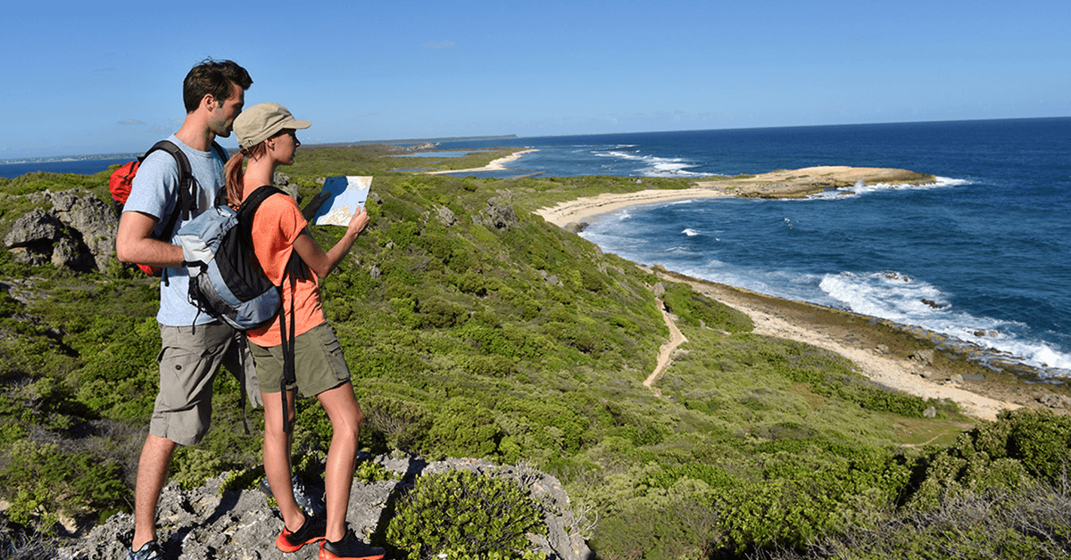 With 70 percent of its territories classified as a Natural Reserve, the Guadeloupe Islands are a playground for hikers, offering more than 200 miles of hiking trails and diverse scenery.