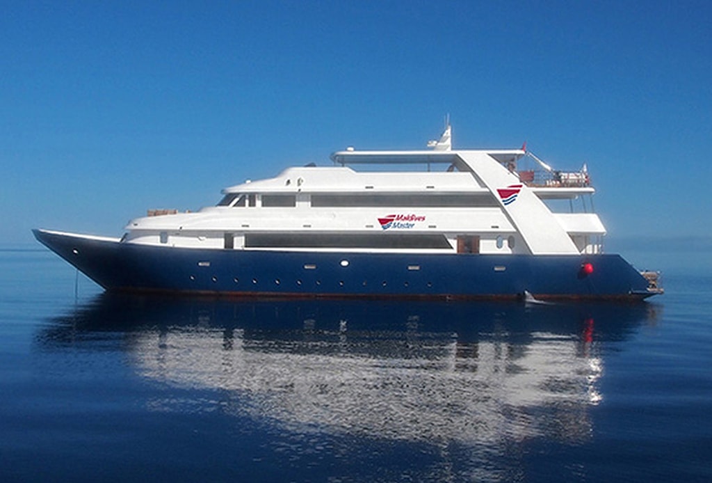 The four-deck Maldives Master provides guests with a number of spaces for onboard relaxation.