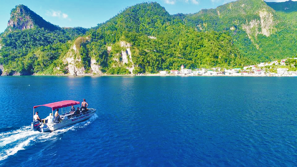 The Scott’s Head Marine Reserve is located on the southwest corner of Dominica, with calm waters protected from prevailing wind and waves. The Scott’s Head Marine Reserve is located on the southwest corner of Dominica, with calm waters protected from prevailing wind and waves.