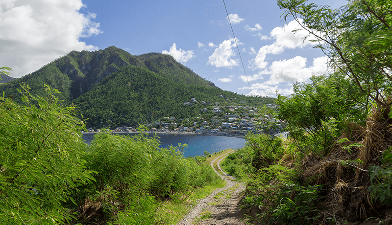 View of Scotts Head, Dominica