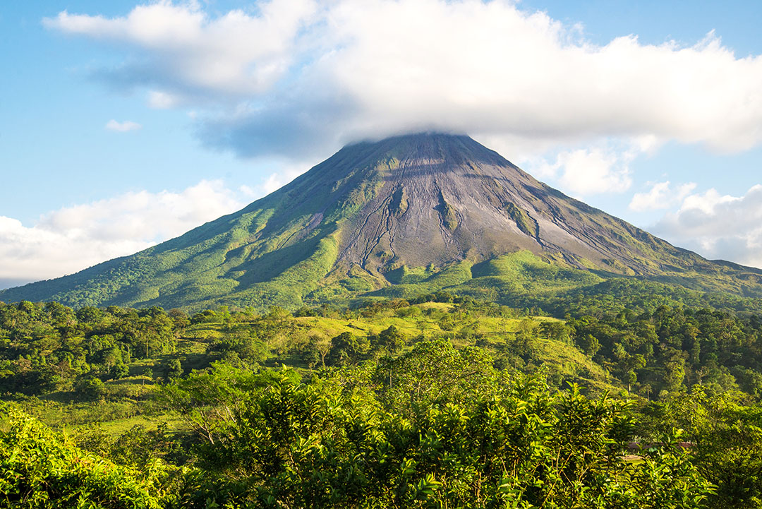 Arenal volcano in Costa Rica