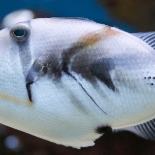 Up close view of a Picasso Triggerfish