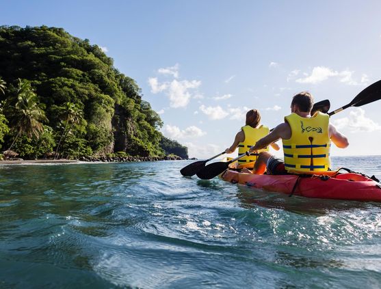 Kayaking in St. Lucia Kayaking in St. Lucia