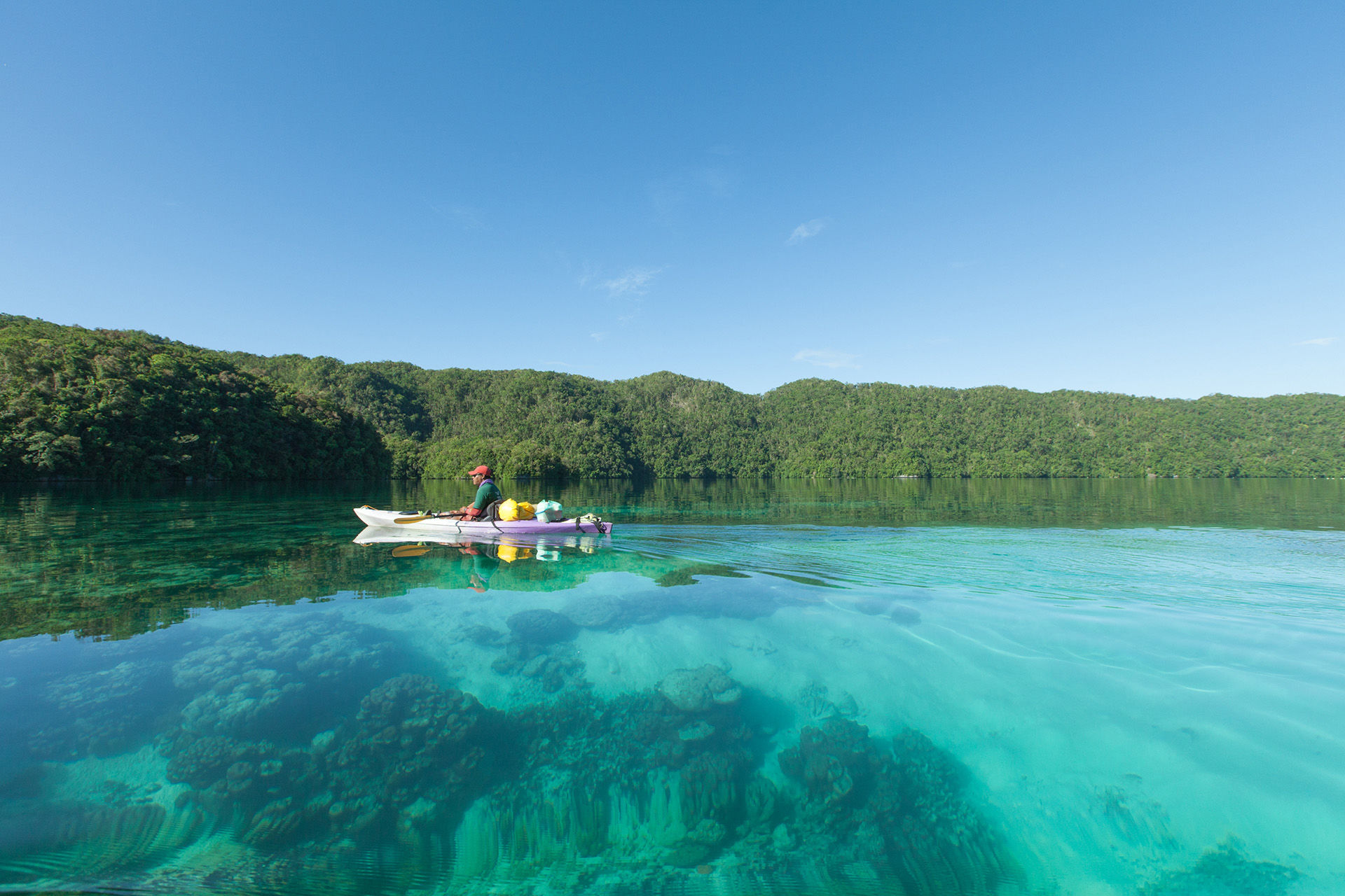 Kayaking in Micronesia