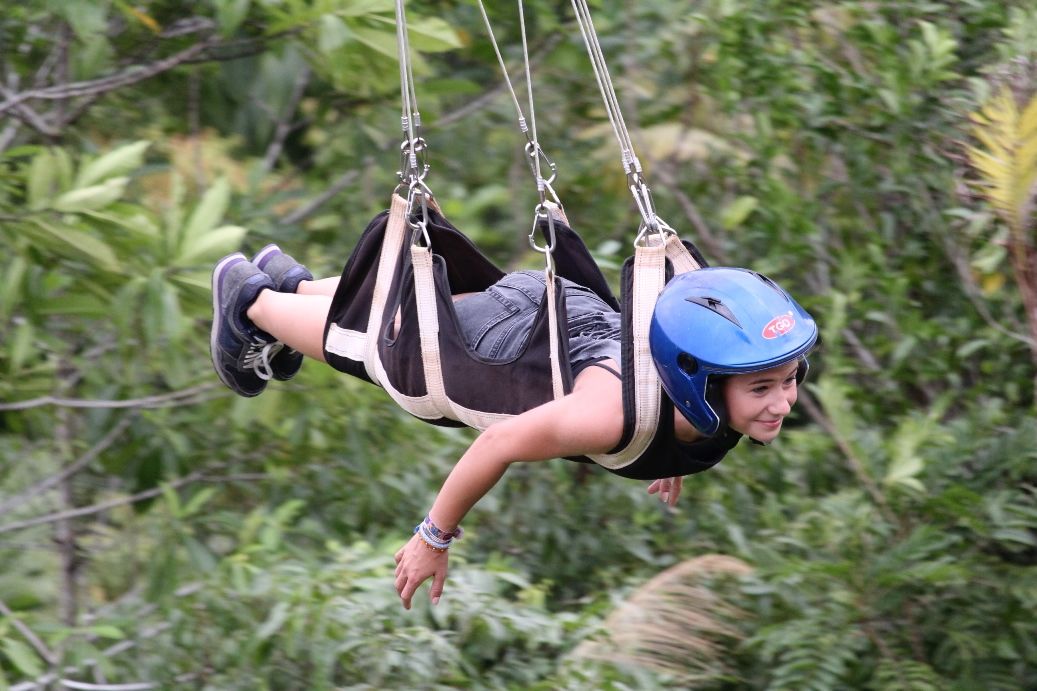 Ziplining in the Philippines