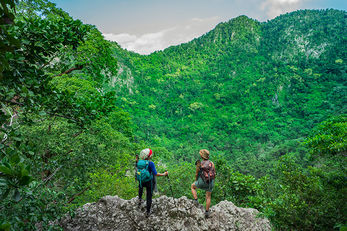 A favorite activity is hiking the slopes of the Quill volcano. A favorite activity is hiking the slopes of the Quill volcano.