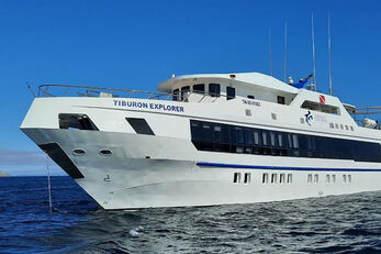 The Tiburon Explorer is a modern liveaboard built specifically for Galapagos diving. The Tiburon Explorer is a modern liveaboard built specifically for Galapagos diving.