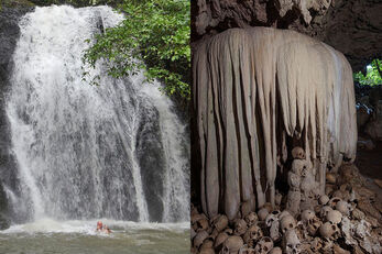 Topside excursions include waterfalls and ancestral burial caves. Topside excursions include waterfalls and ancestral burial caves.
