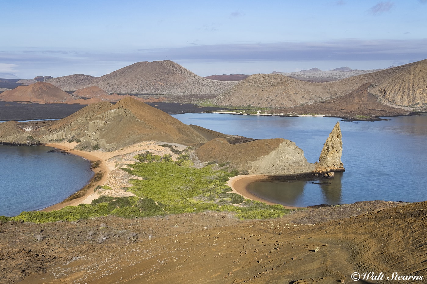 The volcanic slopes of Bartolome Island make for dramatic landscape photos.