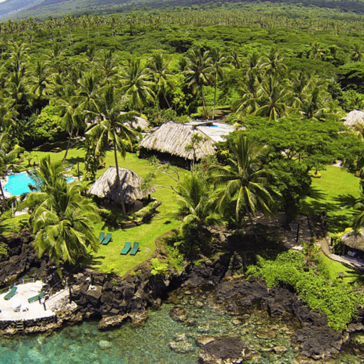 Snorkeling reefs are just a short swim from the shore at Paradise Taveuni.