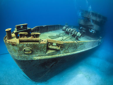 USS Kittiwake wreck in Grand Cayman